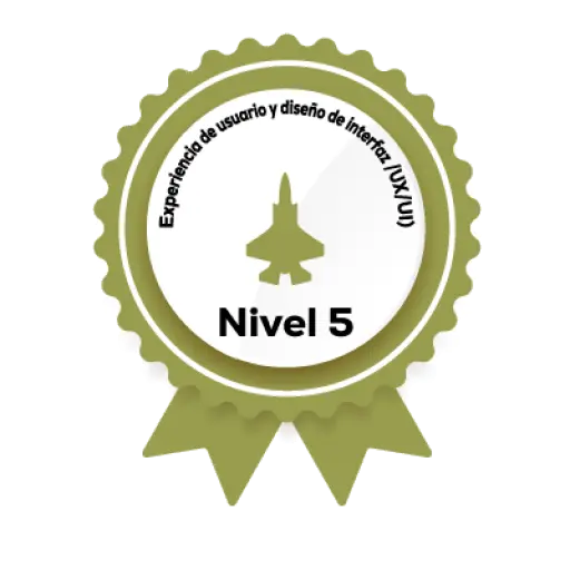 Badge Fundae del curso Nivel 5 de UX/UI